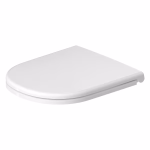 Duravit WC-Sitz D-Code mit Absenkautomatik - Toilettensitz aus Duroplast, D-Form, Soft-Close, Kunststoff-Sc…